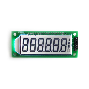 6Digit HT1621, 3선식-SPI지원 LCD모듈 (P3471)