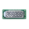 6Digit HT1621, 3선식-SPI지원 LCD모듈 (P3471)